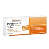 Paracetamol-ratiopharm® 500 mg Tabletten: Der gut verträgliche Klassiker hilft...