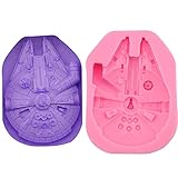 Fondant Molds 2 Stück Star Wars Raumschiff Kuchen Dekorieren Backform Schokolade...