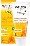 WELEDA Bio Baby Calendula Wundschutzcreme 75ml - Naturkosmetik Babypflege Windelcreme...