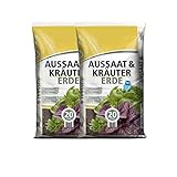 Aussaaterde für Pflanzen Blumen und Kräuter optimale Versorgung durch perfekte...