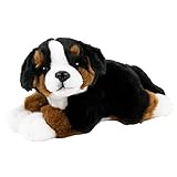 Kuscheltier Berner Sennenhund 25 cm schwarz/braun/weiß liegend Plüschhund