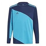 adidas GN6947 SQUAD GK21 JSYY Sweatshirt Boy's Team navy blue/bold aqua 5-6A