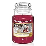 Yankee Candle Duftkerze im Glas (groß) / Christmas Magic / Brenndauer bis zu...