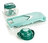 Genius Nicer Dicer Fusion Slicer Set Speed Gemüseschneider Gurkenhobel - Verstellbarer...