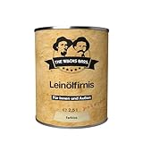 THE WACHS BROS. - The Wachs Bros. - Klassischer Leinölfirnis – farblos - 2.5 Liter -...