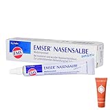 Emser Nasensalbe sensitiv, 8 g I bei trockener und wunder Nase I Zur Befeuchtung der...