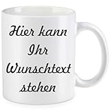 Kiwistar Tasse weiß - individuell personalisiert mit Wunschtext bedruckt - Texttasse...