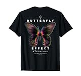 Y2K Hip Hop Backprint Streetwear Butterfly Schmetterling T-Shirt