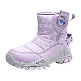 BIISDOST Schneestiefel für Mädchen und Jungen, warm, bequem, rutschfest, wadenhoch,...