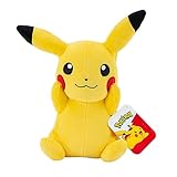 Pokémon PKW3074-20cm Plüsch - Pikachu, offizielles Plüsch