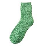 Wintersocken für Damen, korallenrote -Socken, Streifensocken, bunte, leichte, sportliche...