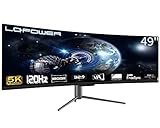 LC-POWER LC-M49-DQHD-120-C-Q 49 Zoll (124,46 cm) QLED Curved Gaming Monitor...