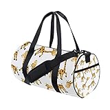 WowPrint Sporttasche mit niedlichem Giraffenmuster, wasserdicht, Handtasche, Yogatasche,...