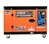 DeTec. DT-6000SE-1-1-Phasen Diesel Stromgenerator Stromerzeuger 230V 5500W...