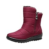 WILLBEST Frauen beiläufige Reißverschluss Retro-Schuhe Stiefel Farben Mode kurzer...