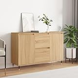 Gecheer Sideboard Kommode Schrank Anrichte mit Stauraum,Highboard Wohnzimmerschrank mit...