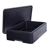 Allpax Thermobox GN 1/1, 60 x 40 x 16,6 cm, 21 l, Styroporbox mit Deckel,...