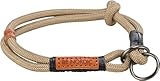 TRIXIE Zug-Stopp Hundehalsband BE Nordic S-M Sand/schwarz – bequemes Hundehalsband für...