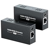 PWAY DT264 HDMI Extender über Ethernet 150m/492ft Bertragung über Cat5e/6/7/8...