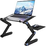 Cunsieun Laptoptisch für Bett Computertisch Notebooktisch Lapdesk,Folding Betttisch 360...