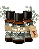 Heldengrün® BIO Eukalyptusöl [100% NATURREIN] - Echter Bio-Eukalyptus - Extra Frisch -...