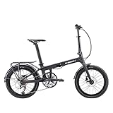 KABON Klapprad 20 Zoll Carbon, 9 Geschwindigkeit Faltrad mit Carbon Rahmen...