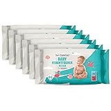 by Amazon Baby Feuchttücher Sensitiv, Unparfümiert, 480 Stück (6 packungen...