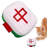 Yanquan Spielzeug mit Katzenminze,Bissfestes Katzenspielzeug im Mahjong-Stil mit...