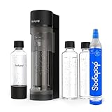 Sodapop Wassersprudler Logan Starterset mit CO₂-Zylinder, inkl. 2 Glasflaschen (850 &...