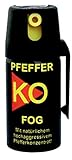 3 Dosen KO Fog Pfefferspray mit Sprühnebel 40ml - Abwehrspray Familienpackung