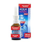 Aqua Maris Strong 30 ml, 100% natürliches Meerwasser abschwellendes Nasenspray...