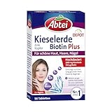 Abtei Kieselerde Biotin Plus - mit Zink für schöne Haut, Haare und Nägel -...