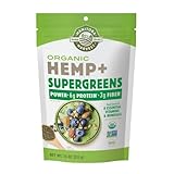 Manitoba Harvest Organisches Hanf- & Supergreens-Pulver, 212 ml, grünes Superfood-Pulver...