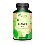 BIO INGWER Kapseln Vegavero® | 650 mg mit hochwertigem Gingerol | 100%...