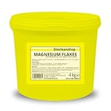 Magnesium Flakes aus dem Toten Meer 4kg – Magnesiumkristalle aus Magnesiumchlorid –...