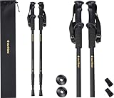 Outtec Wanderstöcke, Nordic Walking Stöcke - 65-135cm - Ultraleicht Trekkingstöcke für...