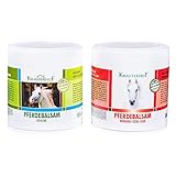 Kräuterhof® Pferdebalsam Set kühlend & wärmend – Kombination (2 x 500ml) bestehend...