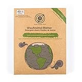 Small Planet AMZ® Waschmittel Blätter [Frischeduft] - 40 nachhaltige Streifen...