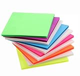 300 Blatt transparente Haftnotizen – 6 Packungen bunte wasserfeste...