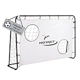 HUDORA Fußballtor Hornet 180 mit Torwand - Outdoor für Kinder & Erwachsene -...