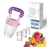 DGN Toys Fruchtsauger Set für Baby ab 4 Monate BPA Frei | Fruchtschnuller | Beißring |...