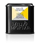 Mill & Mortar Triple Lemon Pfeffer - Zitronenpfeffer Gewürzmischung - Bio - 50 g