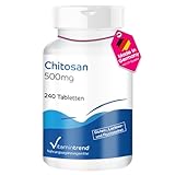 Chitosan 500mg - 240 Tabletten - Fettblocker - Kohlenhydratblocker