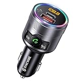 SYNCWIRE Bluetooth 5.3 FM-Transmitter für das Auto, 48W Max PD & QC 3.0...