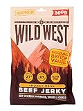 Wild West Beef Jerky, 300g Honey BBQ Rinderfleisch, Beef Jerky high Protein...