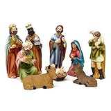 ToCi Krippenfiguren Set mit 9 Figuren (11 cm) für die traditionelle Weihnachts...