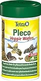 Tetra Pleco Veggie Wafers - Fischfutter für pflanzenfressende Bodenfische,...