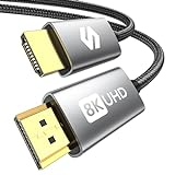 Silkland 8K HDMI 2.1 Kabel, HDMI eARC-Kabel für Soundbar 48Gbps, PS5 HDMI Kabel 4K@120Hz,...