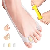 nailgeler 3 Stück Hallux Valgus Korrektor Set, Silikon Hallux Valgus...