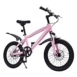 Brride 18 Zoll Kinderfahrrad, Anti-Rutsch-Fahrrad, sportlich für Kinder, Mädchen &...